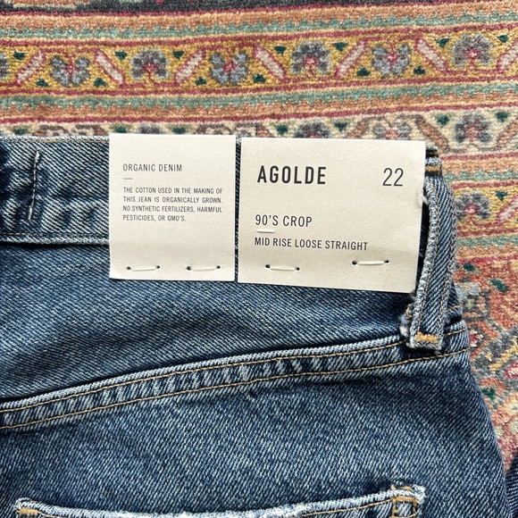 Agolde 90’s Crop Straight Jeans - Picture 6 of 8